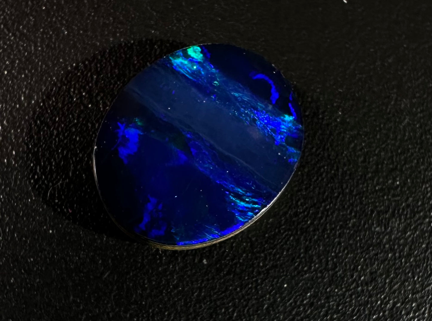 Australian Natural Black Bolder Doublet Oval