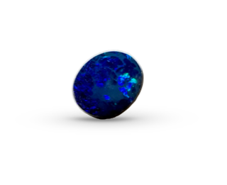 Australian Natural Black Bolder Doublet Oval