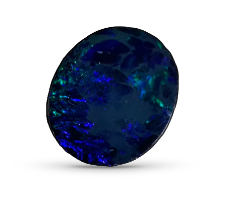 Australian Natural Black Bolder Doublet Oval